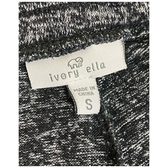 Ivory Ella Cozy Shorts in Dark Grey Lounge Wear Drawstring Waist Women's Size S - Picture 3 of 6